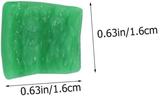 25pcs Realistic Pepper Slices Artificial Vegetable Display Props