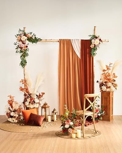 Lings Moment Fall Wedding Arch Flowers Kit Pack of 4