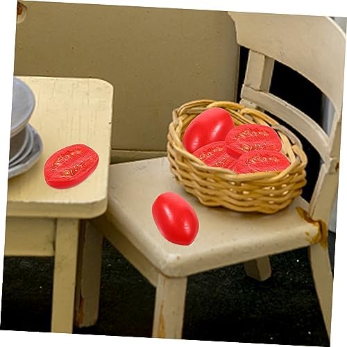 Garneck 10pcs Artificial Half Cherry Tomato Decorative Props