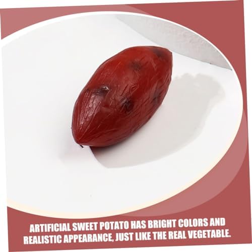 VICASKY 5pcs Realistic Artificial Sweet Potato Decor Kit