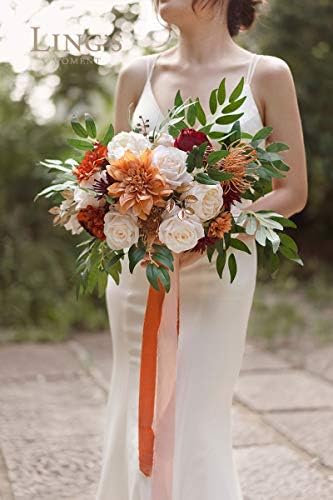 Lings Moment Fall Terracotta Artificial Flower Set