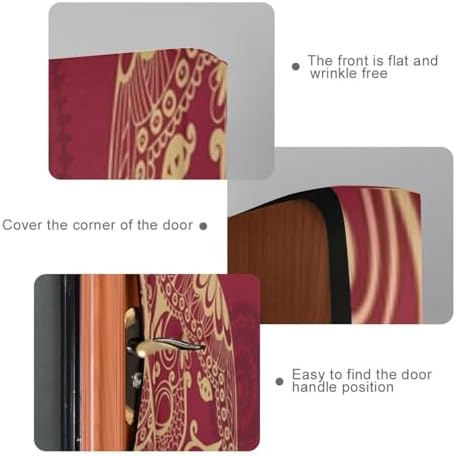 Susiyo Patterned Elephants Halloween Door Cover 32x79 in