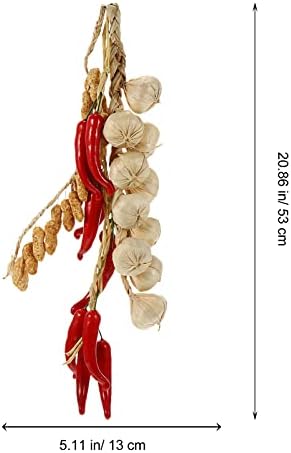 BESPORTBLE Artificial Vegetable Hanging Decor Set of 3