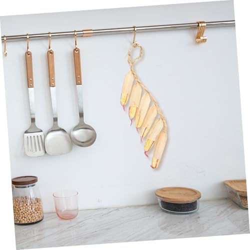 2Pcs Realistic Fake Corn Skewers Hanging Decor