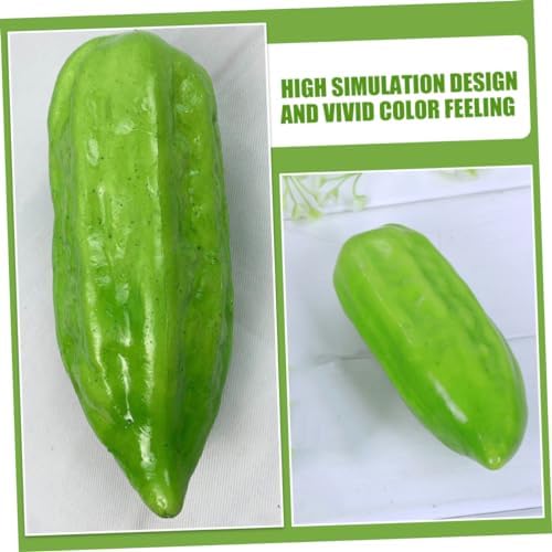 LIFKOME 3pcs Artificial Bitter Gourd Models