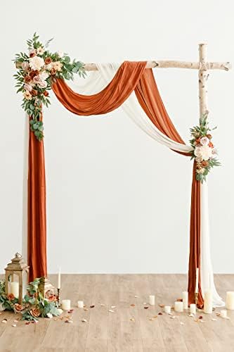 Lings Moment Fall Wedding Arch Flowers Kit Pack of 4
