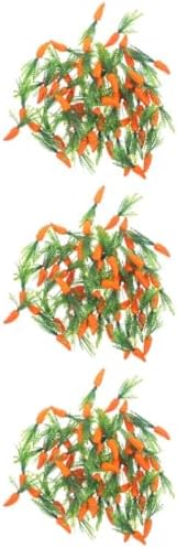 Cabilock Artificial Carrot Ornaments 180pcs