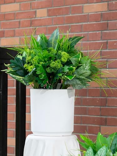 Green Moon 18 Bundles Artificial Plants Outdoor UV Resistant