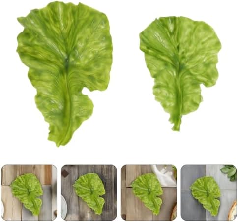 Realistic Artificial Lettuce Leaves for Kitchen Display