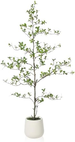 SOGUYI Artificial Black Olive Tree 5FT Decor