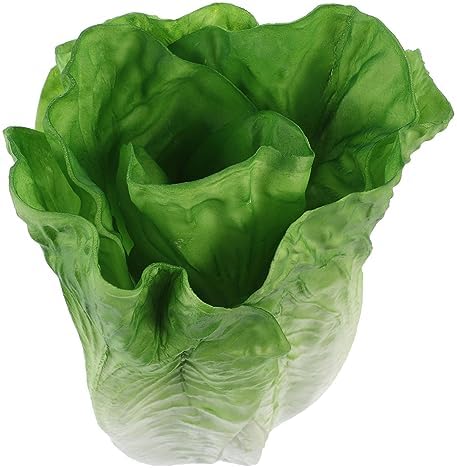 Cabilock Realistic Artificial Lettuce Leaf Decoration