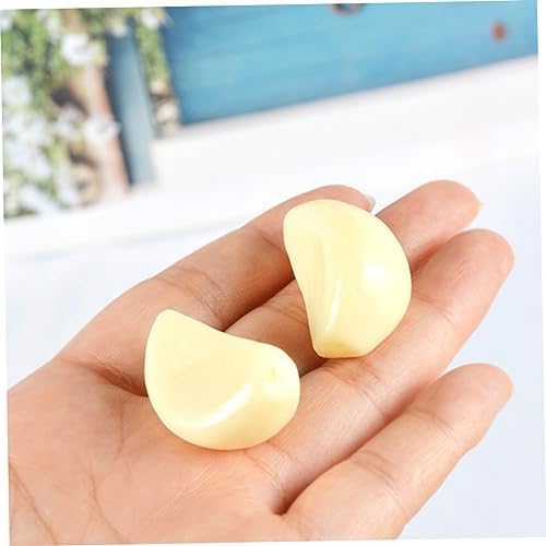 LIFKOME 10pcs Realistic Artificial Garlic Flakes Decor