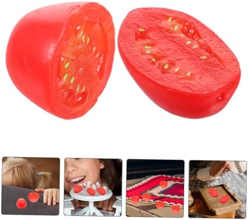 Zerodeko 10pcs Realistic Artificial Cherry Tomatoes Decor