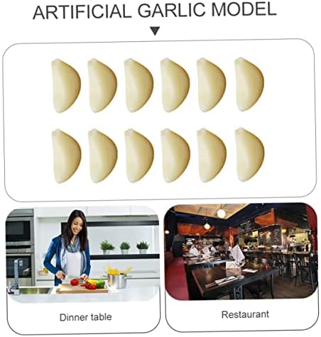 MAGICLULU 12pcs Lifelike Garlic Flakes Model