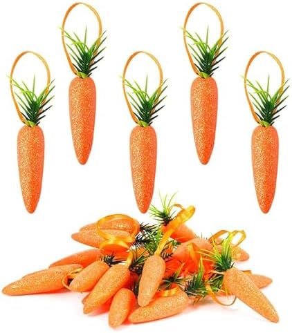 15 30pcs Artificial Vegetables Easter Party Decorations Carrot Ornaments