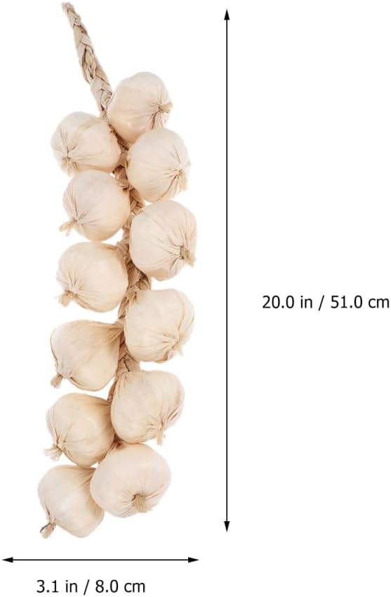 2pcs 20 Inch Artificial Garlic Strings for Halloween Decor