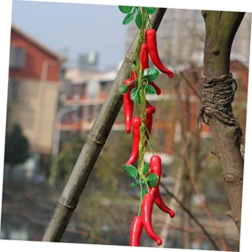 ABOOFAN 4pcs Artificial Pepper Hanging Decorations
