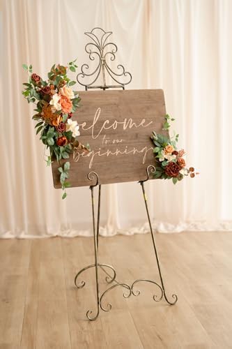 Lings Moment Artificial Flower Welcome Sign Set