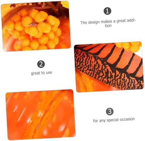 HOMSFOU Halloween Artificial Pumpkin Decor
