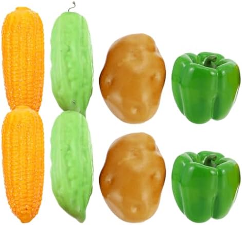 LOGOFUN 8Pcs Artificial Vegetable Props for Home Kitchen Photography