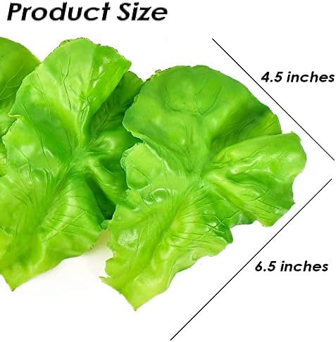 Hagao Fake Lettuce Leaves for Kitchen and Home Decor