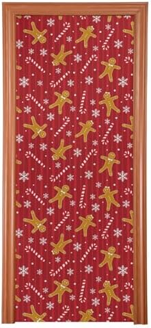 Susiyo Christmas Door Cover Decoration 32x79 in