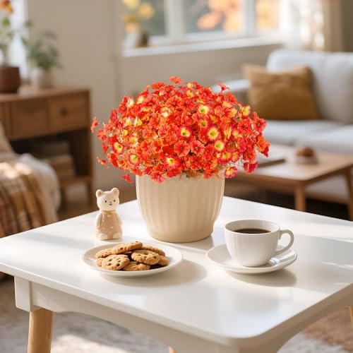 INXUGAO Fake Fall Flowers for Outdoor Decoration