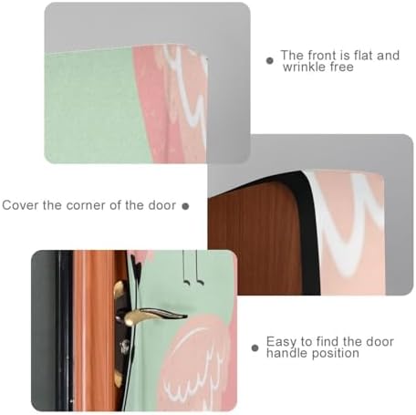 Susiyo Little Pink Flamingo Halloween Door Decoration