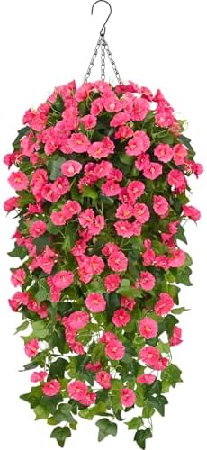 Waipfaru Artificial Hanging Flowers for Outdoor Decor
