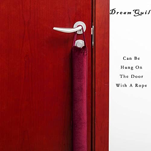 DreamQuil Door Draft Stopper 36 Inch Wine