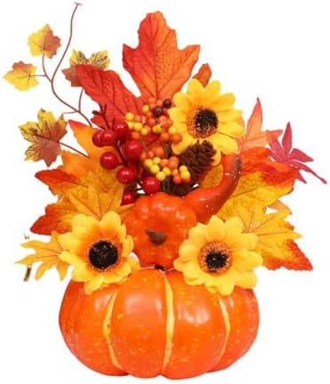 Ochine 12 Inch Artificial Pumpkins for Fall Decor Home