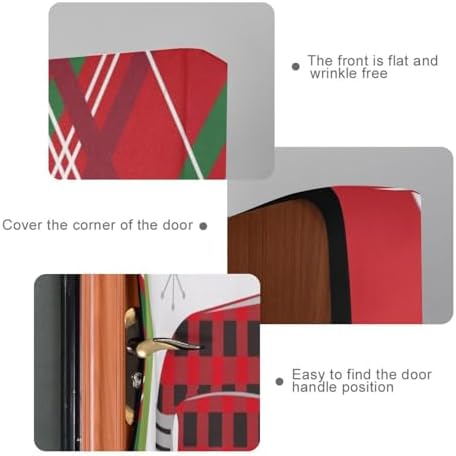 Susiyo Christmas Santa Reindeer Door Cover 32x79in