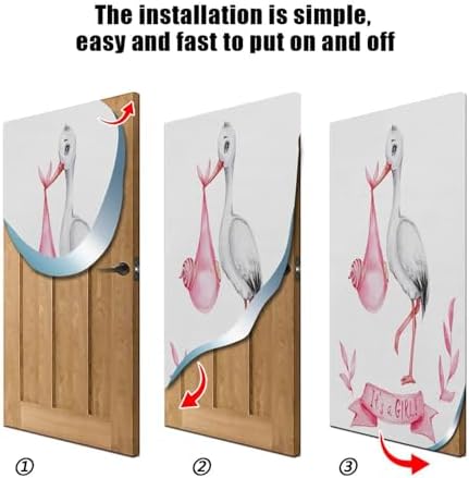 Susiyo Halloween Stork Door Cover 32x79 in