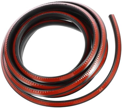 4 Meter Black Rubber Door Draft Stopper for Bedrooms
