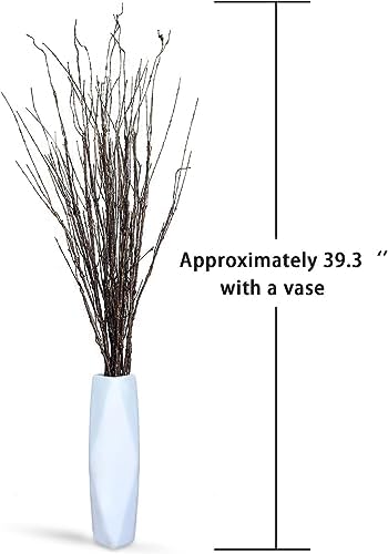 10PCS Artificial Curly Willow Branches 307 Inch Lifelike Decor