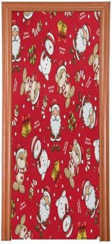 Susiyo Santa Bear Bell Halloween Door Cover