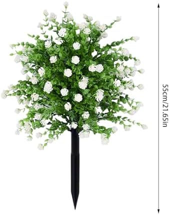 2PC Artificial Boxwood Globe Tree 23In UV Resistant Garden Decor