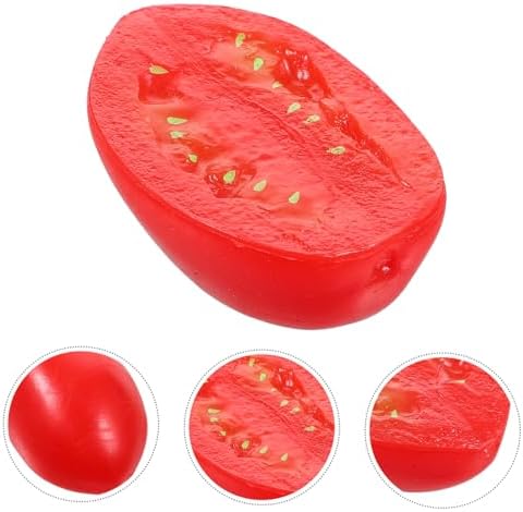 VOSAREA 10pcs Fake Half Cherry Tomato Artificial Vegetable Display Props