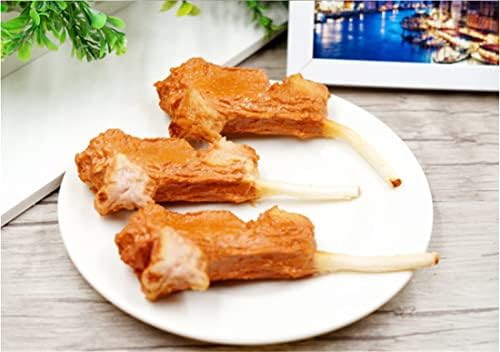 Zzooi Realistic Artificial Fried Lamb Chop Display