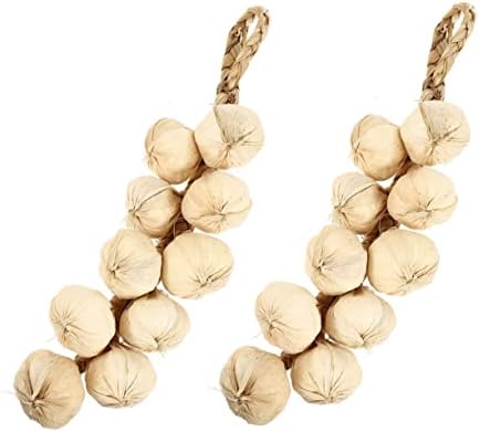 Mobestech 2Pcs Simulated Garlic Strings Halloween Decor