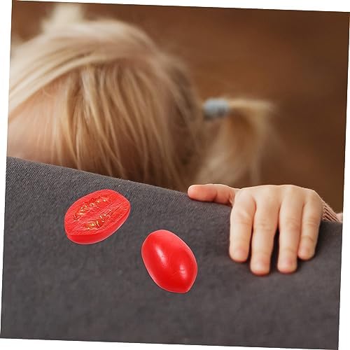 Cabilock 10pcs Realistic Half Cherry Tomato Decor Models