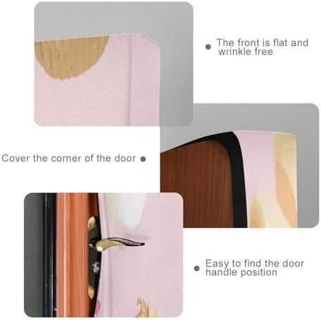 Susiyo Pink White Cupcakes Halloween Door Cover