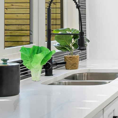 PRETYZOOM Realistic Artificial Lettuce Leaves Salad Decor