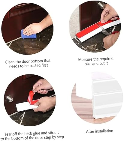 Door Draft Stopper Weather Stripping Soundproof Sealing Strip