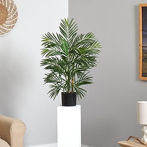 Nearly Natural 25ft Artificial Areca Palm Tree UV Resistant Indoor Outdoor