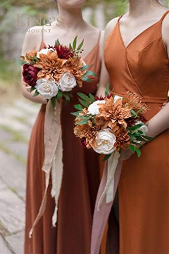 Lings Moment Fall Terracotta Artificial Flower Set