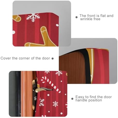 Susiyo Christmas Door Cover Decoration 32x79 in