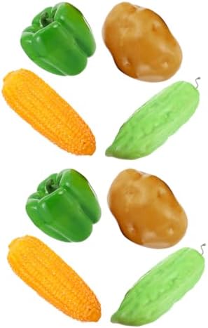 LOGOFUN 8Pcs Artificial Vegetable Models for Home Kitchen Decorations