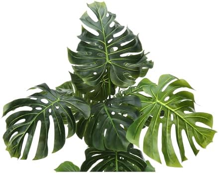 Monarch Specialties I 9548 Artificial Monstera Plant 55 Tall