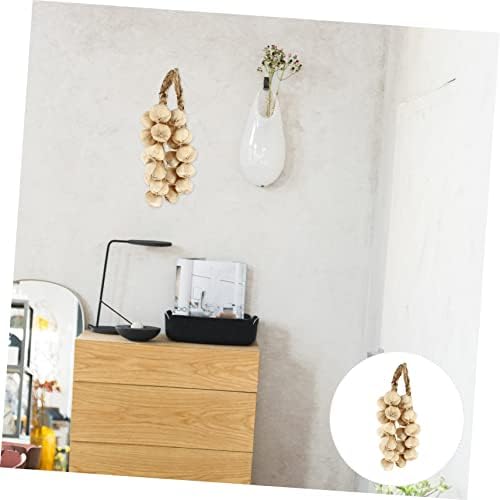 Homoyoyo 2pcs Decorative Garlic String Pendants